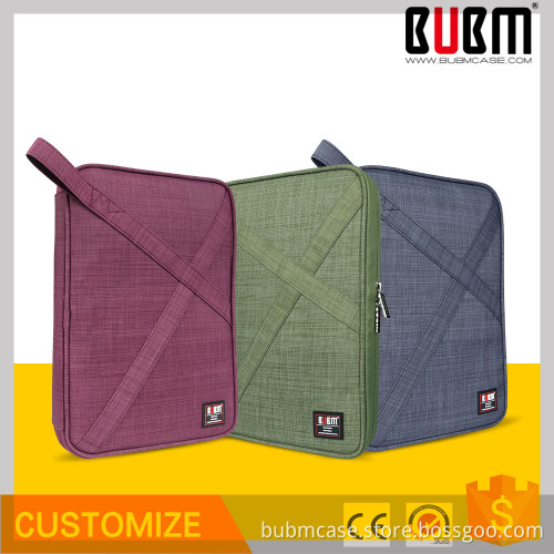 Customized BUBM waterproof nylon fancy slim laptop bag women